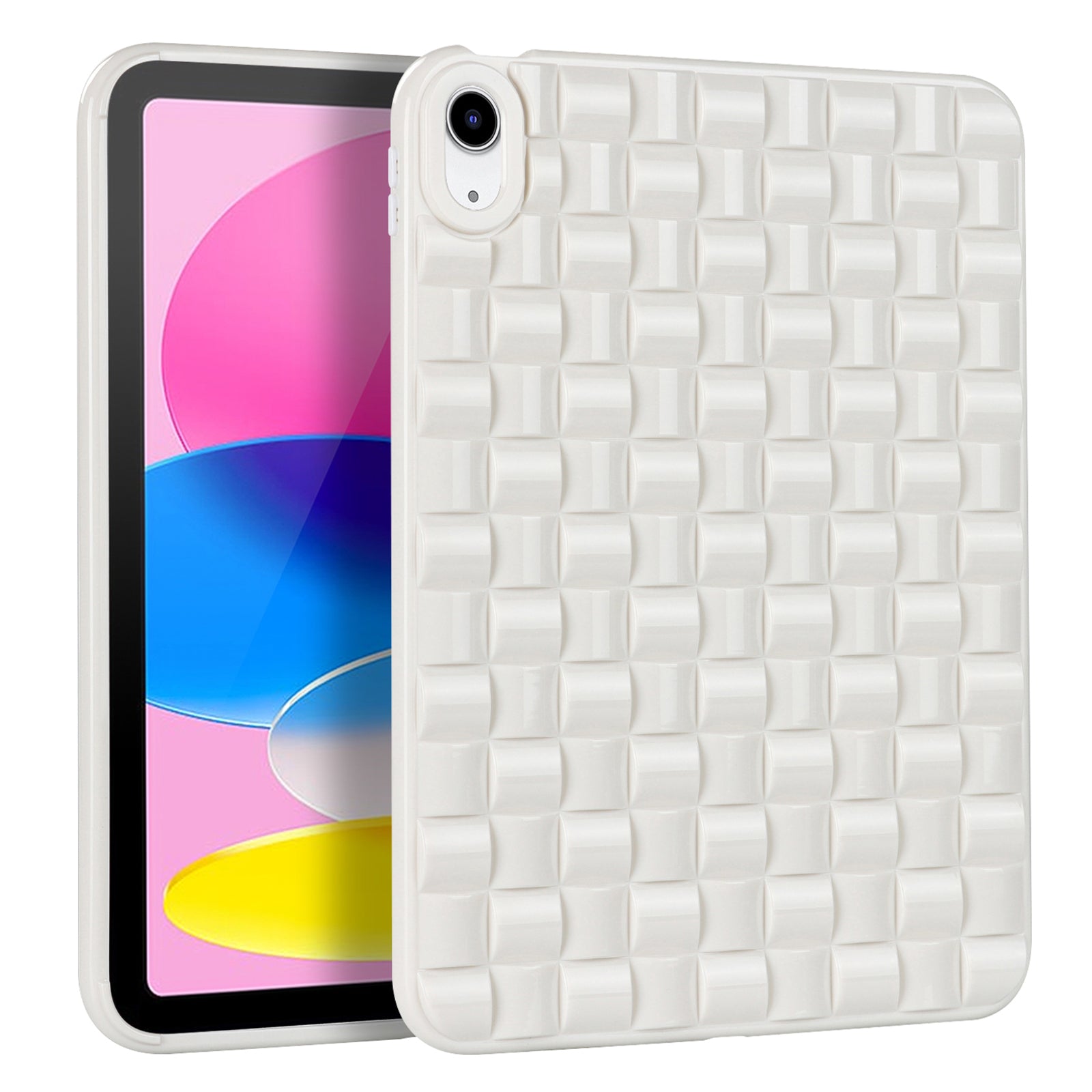 For iPad 10.9 (2022) Ice Cube Design Flexible TPU Tablet Case Anti-drop Back Cover For iPad 10.9 (2022) Ice Cube Design Flexible TPU Tablet Case Anti-drop Back Cover
